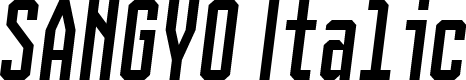 Sangyo Italic