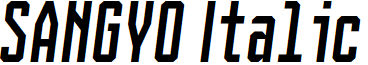 Sangyo Italic