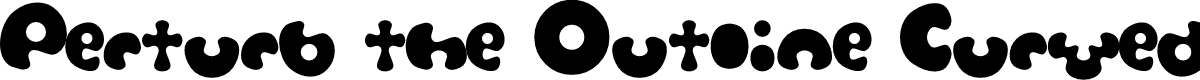 Perturb the Outline Curved