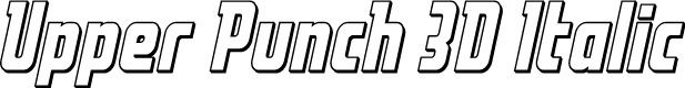Upper Punch 3D Italic