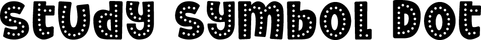 Study Symbol Dot