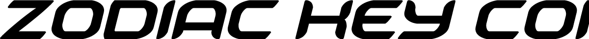 Zodiac Key Condensed Italic
