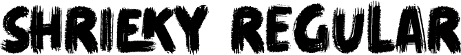 shrieky Regular