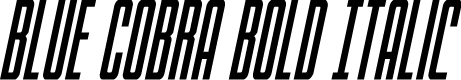 Blue Cobra Bold Italic