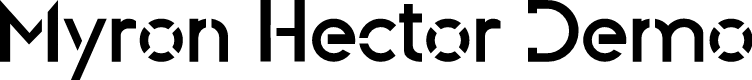 Myron Hector Demo