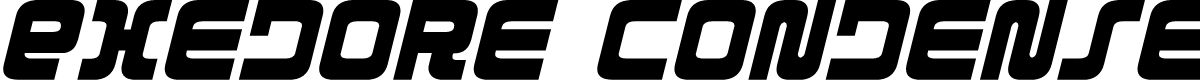 Exedore Condensed Italic