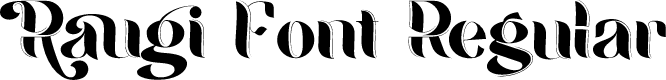 Raugi Font Regular