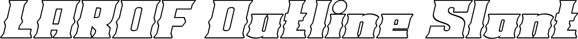LAROF Outline Slant