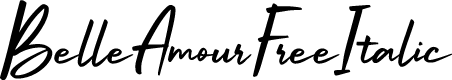BelleAmourFree-Italic
