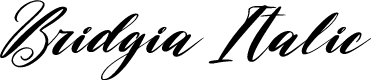 Bridgia Italic