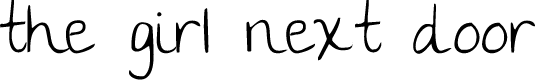 the girl next door