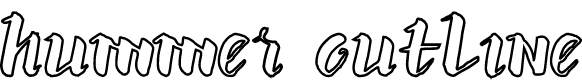 hummer outline