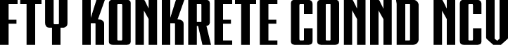 FTY KONKRETE CONND NCV