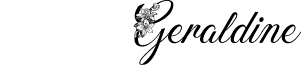 GERALDINE PERSONAL USE Italic