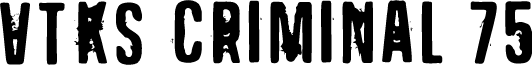 VTKS CRIMINAL 75