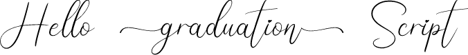 Hello Graduation Script