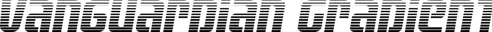 Vanguardian Gradient Italic