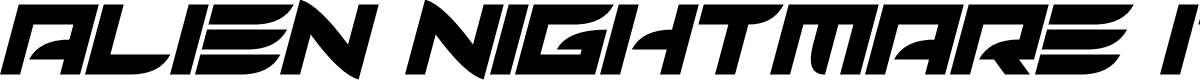 Alien Nightmare Italic