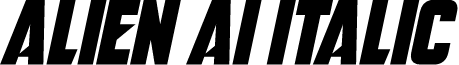 Alien AI Italic