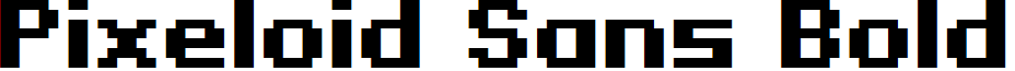 Pixeloid Sans Bold