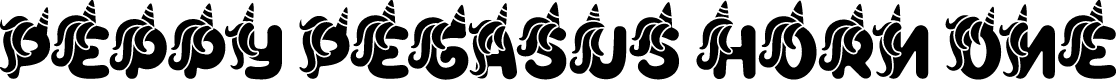 Peppy Pegasus Horn One