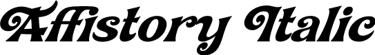 Affistory Italic