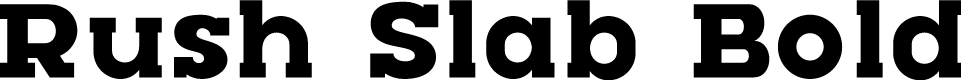 Rush Slab Bold