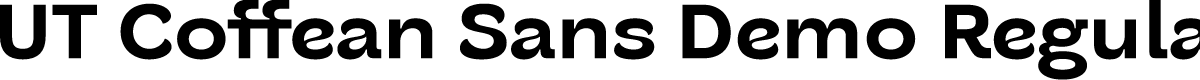 UT Coffean Sans Demo Regular