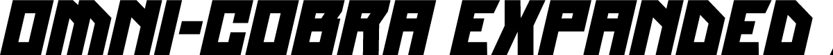 Omni-cobra Expanded Italic