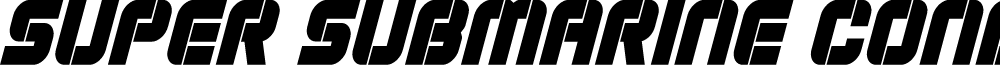 Super Submarine Condensed Ital