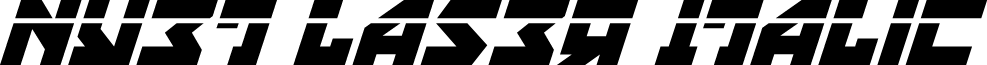 Nyet Laser Italic
