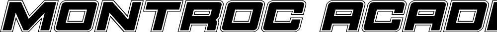 Montroc Academy Italic