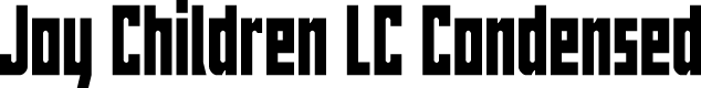 Joy Children LC Condensed
