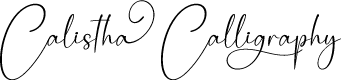 Calistha Calligraphy