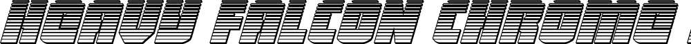 Heavy Falcon Chrome Italic