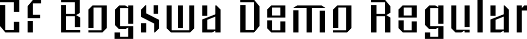 CF Bogswa Demo Regular