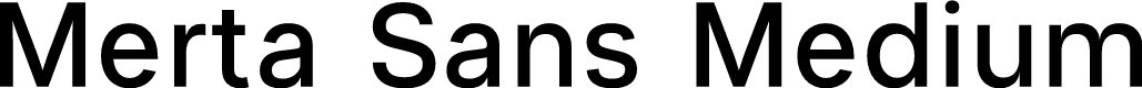 Merta Sans Demo Medium