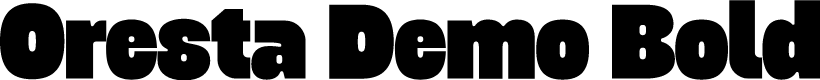 Oresta Demo Bold