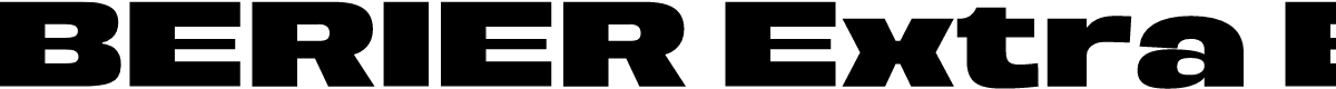 BERIER Extra Bold