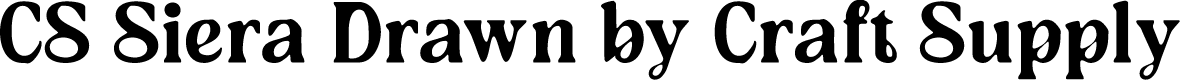 CSSieraDrawn-Regular Demo
