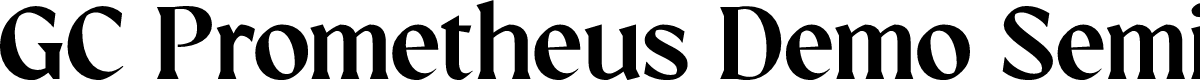 GC Prometheus Demo Semi Bold