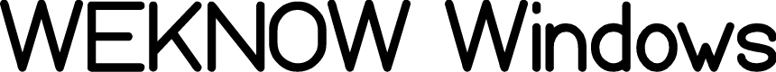 WEKNOW Windows