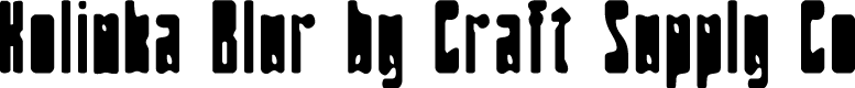 Kolinka Blur Demo Regular