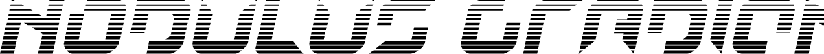 Nodulus Gradient Italic