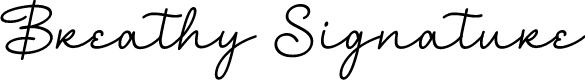 Breathy Signature Personal Use 