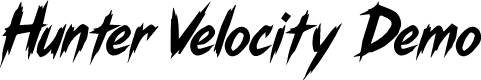 Hunter Velocity Demo