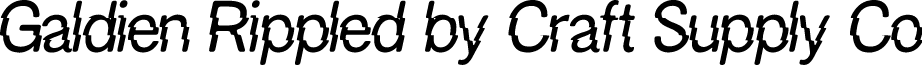 Galdien Rippled Regular Demo