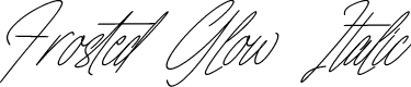 Frosted Glow Italic