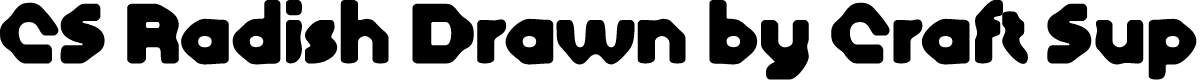 CSRadishDrawn-Regular Demo