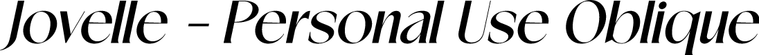 Jovelle - Personal Use Oblique